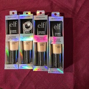 Camo CC Cream - Cream Shade, Full Coverage Semi-Matte Finish ASSORTED 4PACK